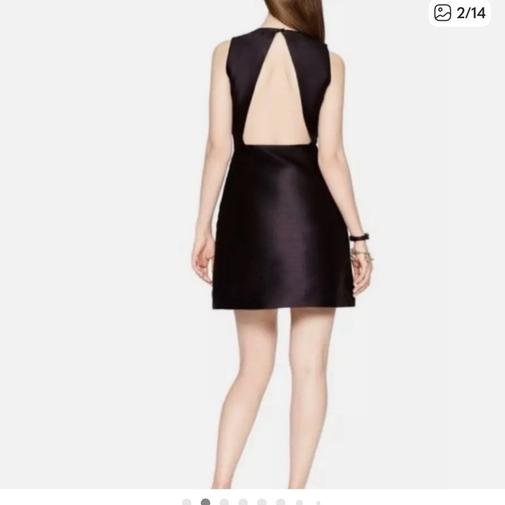 Kate Spade Fancy Meeting You Here silk blend dress cutout back size 16